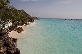 Nungwi beach at high tide